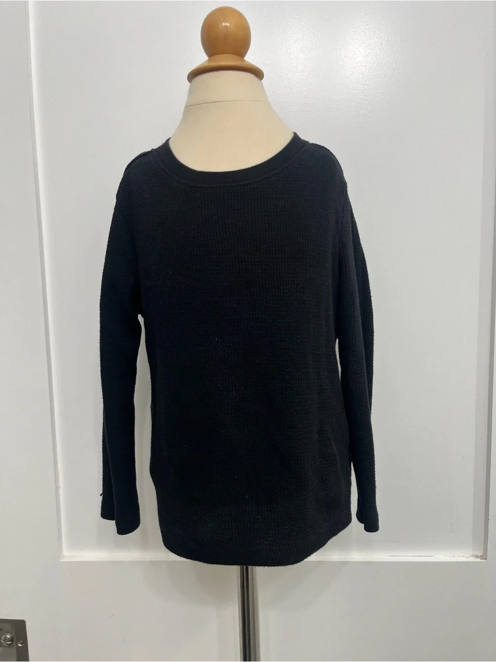 Xhilaration Faux Fur Navy and White Textured Vest